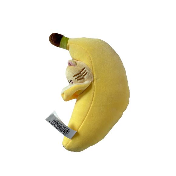 Tora Bananya Bananya Plush 8 inch Collectible Banana Tabby Cat Striped Fur - Picture 5 of 7